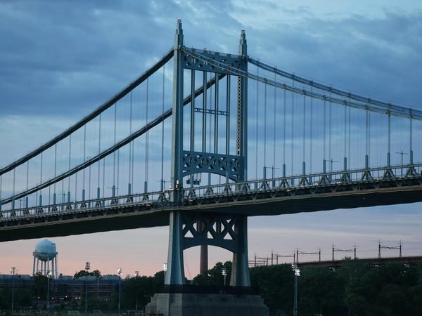 The RFK (Triborough) Bridge tower and the Astoria water tower